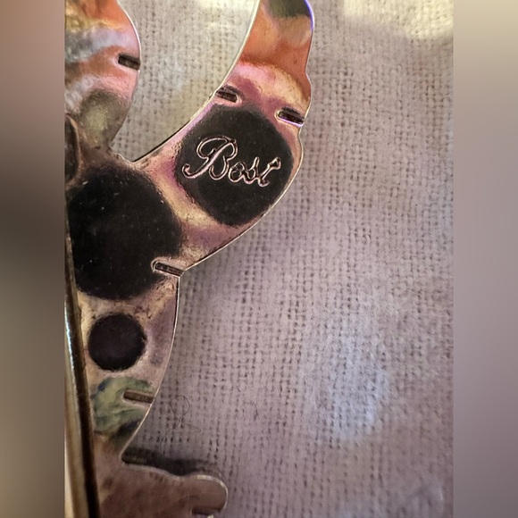 Best brand signed Hummingbird Brooch/Pendant. It can also be added to a necklace - Picture 3 of 4